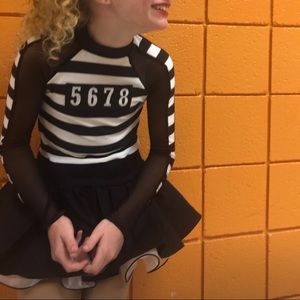 Kids girls dance costume